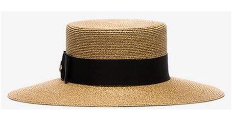 gucci straw hat with ribbon|gucci straw hat with bee.